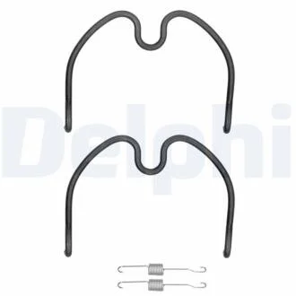 Установчий к-кт. гальмівних колодок OPEL AGILA 1.0,1.2 DELPHI LY1349