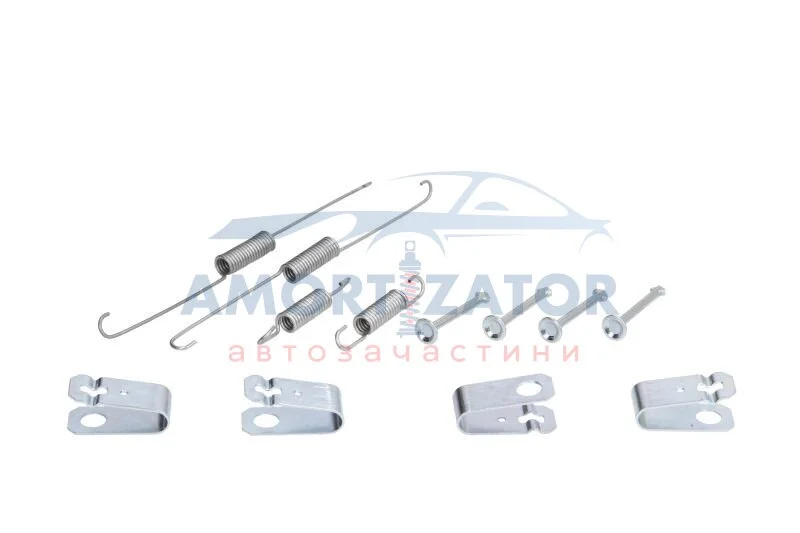 MITSUBISHI К-т установчий задн. гальм. колодок L200 2,5 05-, Pajero Sport 3,5 08- DELPHI LY1382 (фото 1)