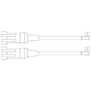 Датчик зносу гальмівних колодок задн/передн (кількість штук в упаковці: 2шт) IVECO DAILY III, DAILY IV, DAILY V, DAILY VI TOYOTA STARLET 1.3-Electric 08.82- DELPHI LZ0202