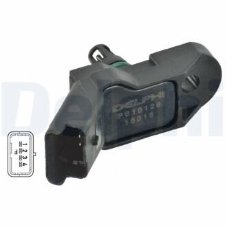 CITROEN датчик тиску і температури Belingo, Xsara, C2/3/4/5 PEUGEOT Partner, 207/307/407 DELPHI PS10128