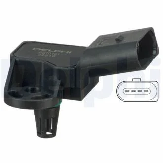VW датчик тиску SEAT Ibiza IV 1.0TSI DELPHI PS10161