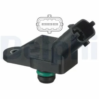 FIAT датчик тиску в впускному колекторі Bravo,Marea,Multipla,Alfa Romeo 145/156,Lancia 1.9/2.4JTD 97- DELPHI PS10172