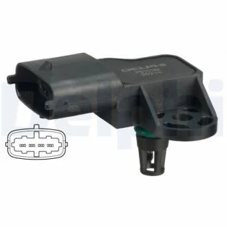 LANCIA датчик тиску наддуву DELTA III 1.4 DELPHI PS10182