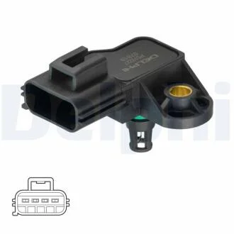 MAZDA Датчик тиску CX-7 (ER) 2.3 DISi 06-09 DELPHI PS10227