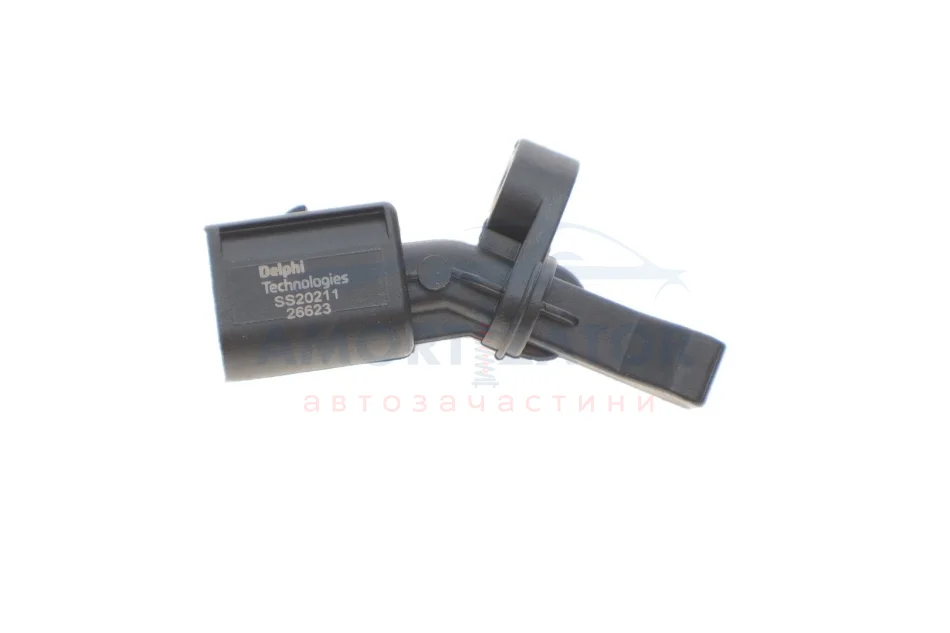 Датчик ABS задн Прав AUDI A1, A2 SEAT CORDOBA, IBIZA III, IBIZA IV, IBIZA IV SC, IBIZA IV ST, IBIZA IV/HATCHBACK, MII, TOLEDO IV SKODA CITIGO, E-CITIGO, FABIA I 1.0-Electric 08.99- DELPHI SS20211 (фото 1)