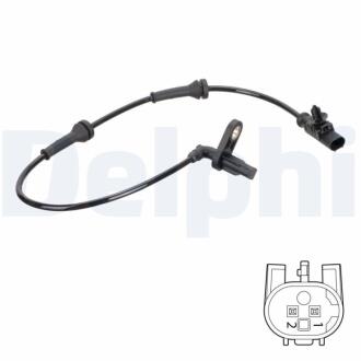 NISSAN датчик ABS задн.прав.Note,Micra 02-. DELPHI SS20788