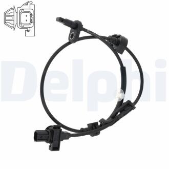 HONDA Датчик ABS передній лівий CR-V III 2.0-2.4 06- DELPHI SS21202-12B1