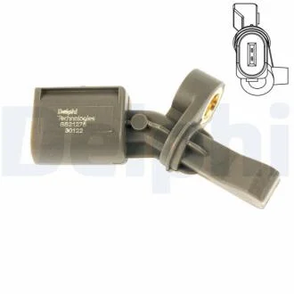 VW датчик ABS задн. прав. Polo 17-, AUDI A1 DELPHI SS2127512B1