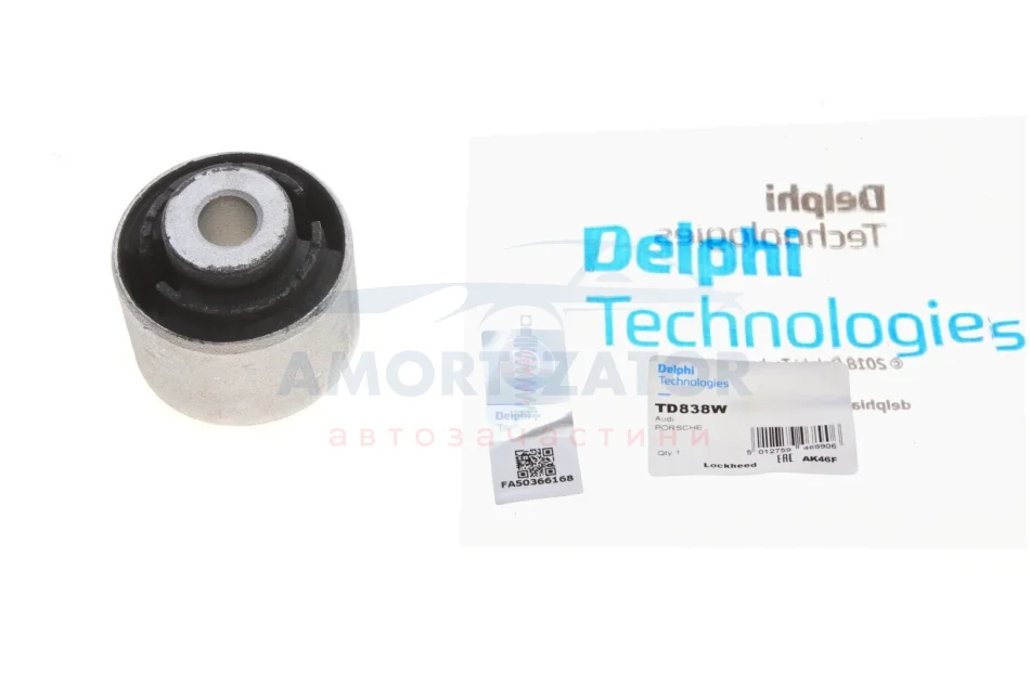 Сайлентблок важеля DELPHI TD838W (фото 1)
