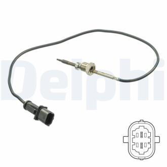 FIAT датчик температури вихлопних газів DOBLO вен 1.9 JTD Multijet 05- DELPHI TS30201