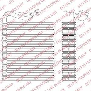 MINI Випарник конд. MINI (R50, R53) 01-, MINI (R52) 04- DELPHI TSP0525202 (фото 1)