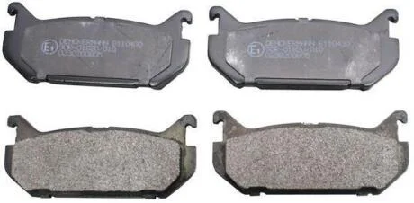 Гальмівні колодки дискові зад. Mazda 626 1.8-2.2/2.0D 92-97 DENCKERMANN B110430
