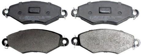 Гальмівні колодки дискові перед. Peugeot 206,306 1.1-1.9 93- DENCKERMANN B110596