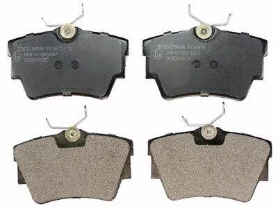 Комплект гальмівних накладок, дискове гальмо DENCKERMANN B110870 (фото 1)