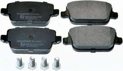 Гальмівні колодки дискові зад. Ford Galaxy, Mondeo 07- DENCKERMANN B111010