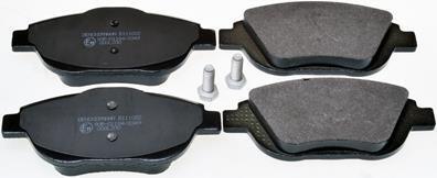К-кт колодок перед. Citroen C3, DS3, Peugeot 2008 09- DENCKERMANN B111022