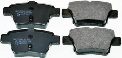 Колодки гальмівні зад. Citroen C4 1.4/2.0 16V 1.6/2.0 HDI 04- DENCKERMANN B111031