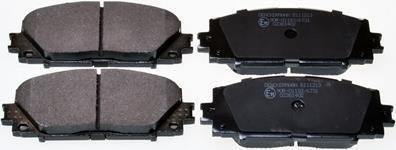 Гальмівні колодки диск. передні Toyota Prius 1.5/1.8 09- DENCKERMANN B111213