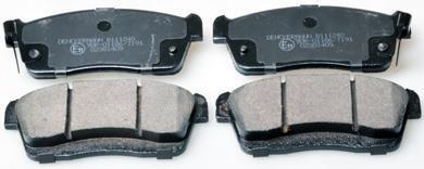 Гальмівні колодки дискові Daihatsu Copen, Cuore Vii, Sirion Subaru Justy Iv Suzuki Alto 0.7/1.0/1.3 09.03- DENCKERMANN B111240