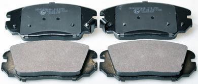 К-кт перед. гальм. колодок Hyundai Grandeur, Sonata V 2.0CRDi-3.3 05- DENCKERMANN B111250