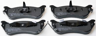 Гальмівнi колодки дисковi DB W163 ML230-ML320 98- зад. DENCKERMANN B111262