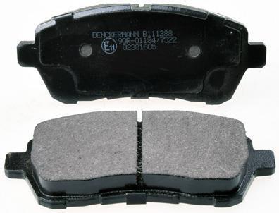 Гальмівні колодки дискові перед. Ford Fiesta VI 08-/Mazda 2 (DE) 07- DENCKERMANN B111288