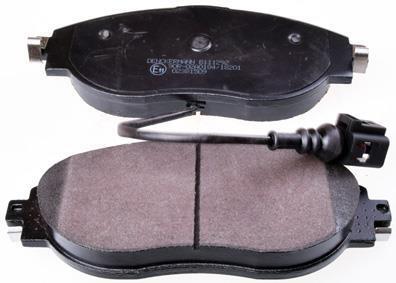 Гальмівні колодки дискові перед. VW Sharan 2010- / Passat 2010- / Octavia 2010- / Audi a3 DENCKERMANN B111292
