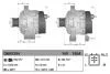 Генератор (14В, 150А, новий із заставою) LEXUS GS, IS C, IS II, IS III 2.5-5.0 04.05- DENSO DAN1354 (фото 1)