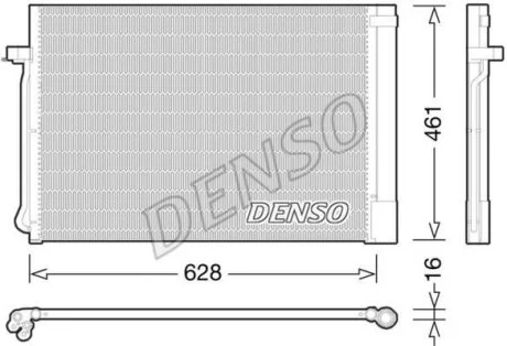 Радіатор кондиціонера DENSO DCN05013