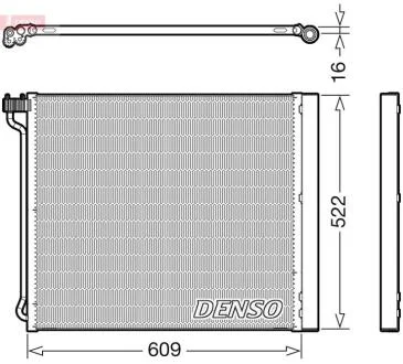Конденсатор, система кондиціонування повітря DENSO DCN05034