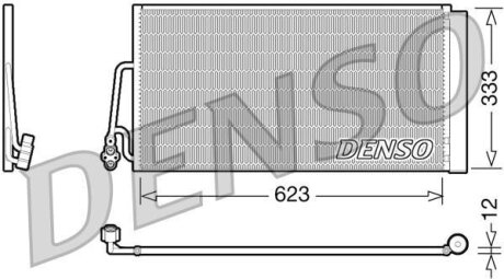 Радіатор кондиціонера DENSO DCN05102