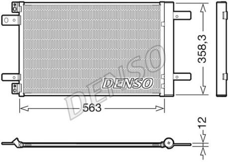 Конденсатор, система кондиціонування повітря DENSO DCN21032