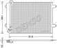 Радіатор кондиціонера DENSO DCN32008 (фото 1)