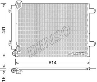 Радіатор кондиціонера DENSO DCN32008