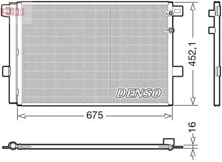 Конденсатор, система кондиціонування повітря DENSO DCN32065