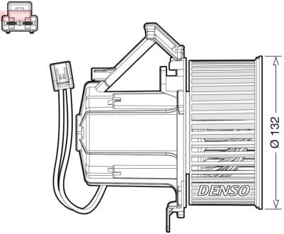 Компресор салону DENSO DEA02008