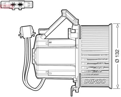 Компресор салону DENSO DEA02009