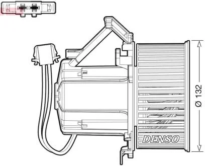 Компресор салону DENSO DEA02009