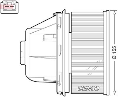 Компресор салону DENSO DEA10053