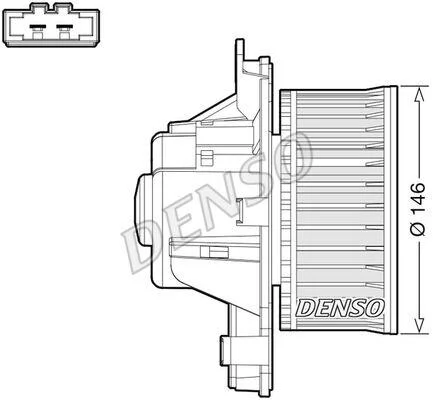 Компресор салону DENSO DEA21014 (фото 1)