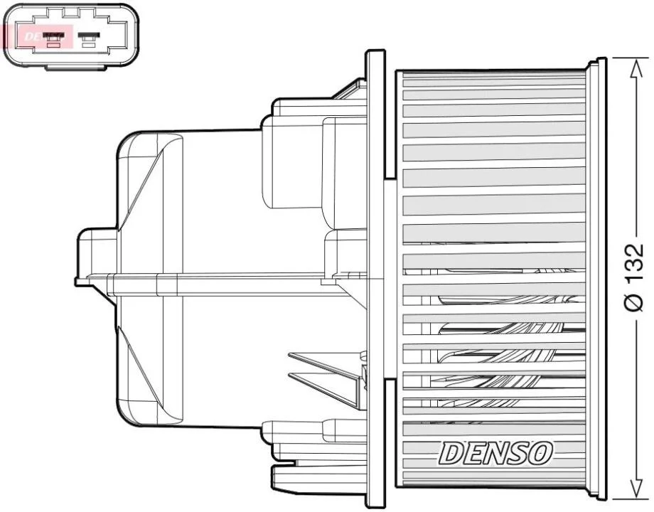 Компресор салону DENSO DEA33002 (фото 1)