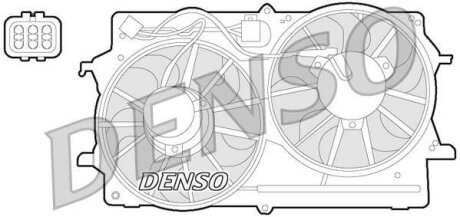 Вентилятор радіатора DENSO DER10007