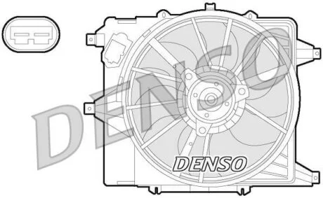 Вентилятор радіатора DENSO DER23003