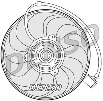 Вентилятор радіатора DENSO DER27001