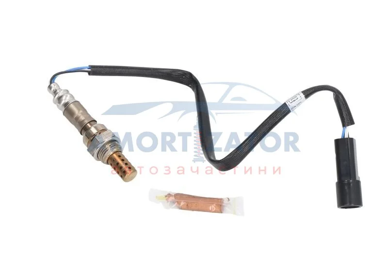 Лямбда-зонд (кількість дротів 4, 460мм) FORD COUGAR, FIESTA, FIESTA IV, FIESTA V, FOCUS I, FUSION, KA, MONDEO II, PUMA, STREET KA, TOURNEO CONNECT, TRANSIT CONNECT MAZDA 2 1.2-2.0 08.95-12.13 DENSO DOX1371 (фото 1)