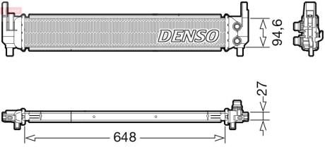 Радіатор охолоджування DENSO DRM02042