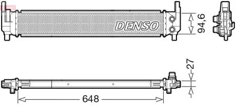 Радіатор охолоджування DENSO DRM02042