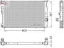 Радіатор, система охолодження двигуна DENSO DRM05006 (фото 1)