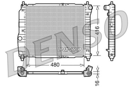 Радіатор DENSO DRM15003