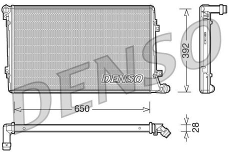 Радіатор DENSO DRM32019